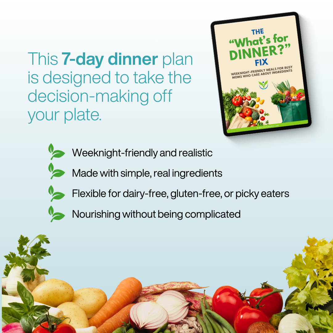 The "What's for Dinner?" Fix: A 7-Day Real-Food Meal Plan