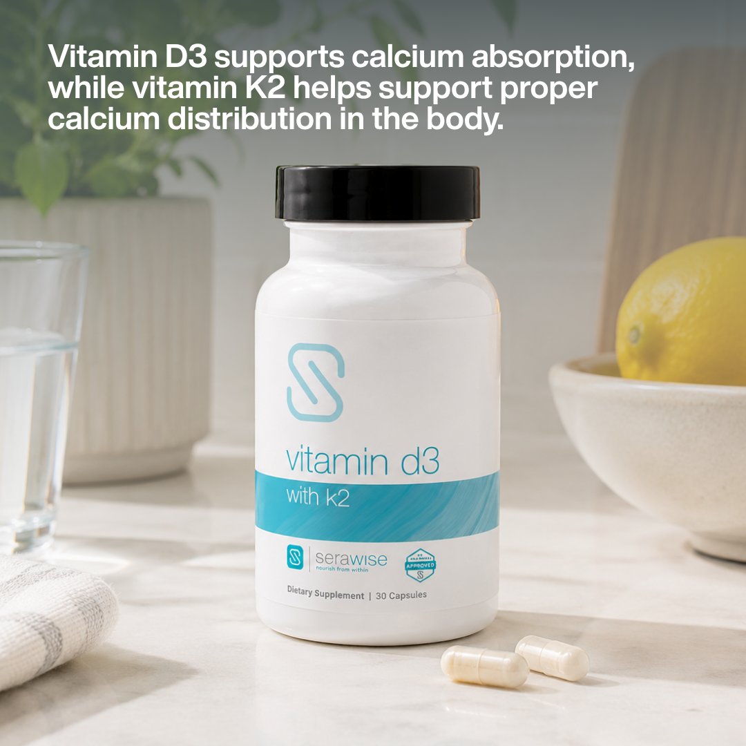 Vitamin D3 with K2 | 60 Capsules