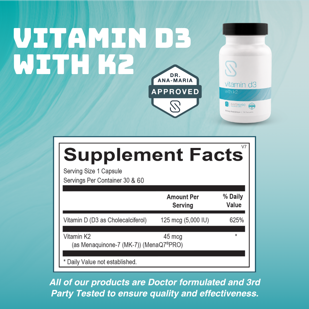 Vitamin D3 with K2 | 60 Capsules
