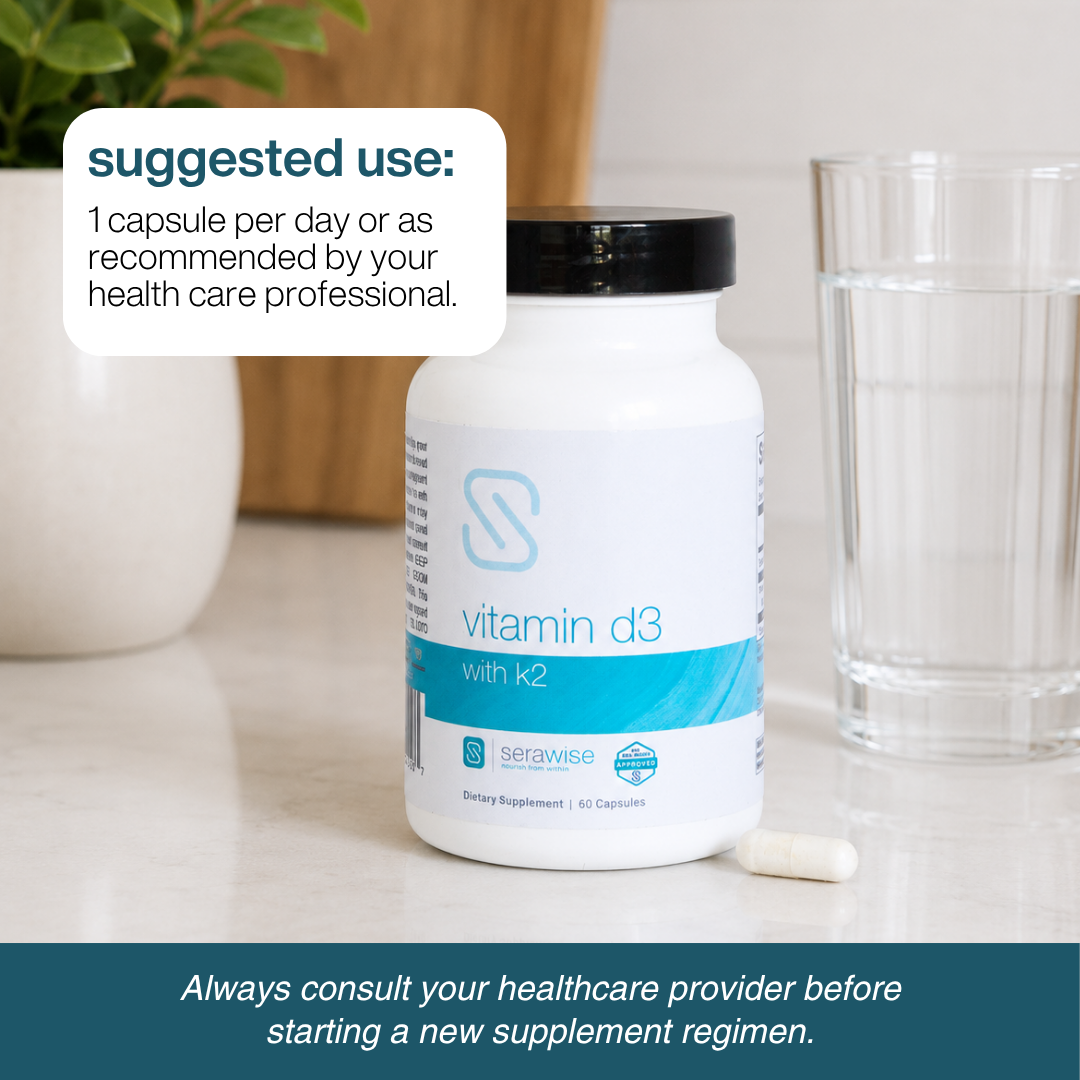 Vitamin D3 with K2 | 60 Capsules