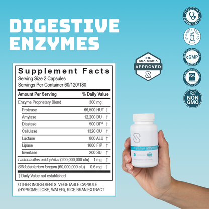 Digestive Enzymes - 120 Capsules