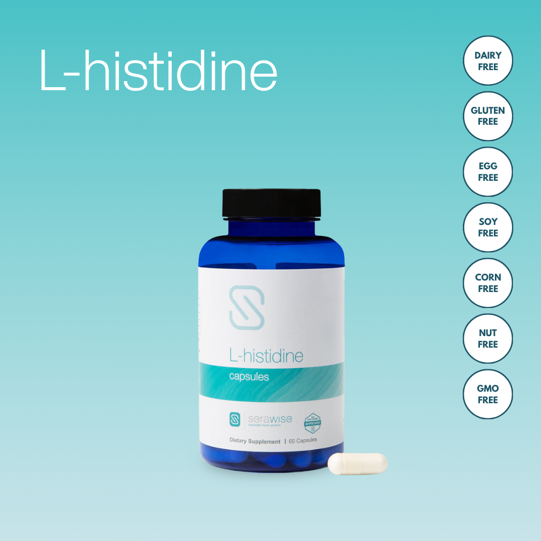 L-Histidine 600mg | Skin & Immune Support Supplement