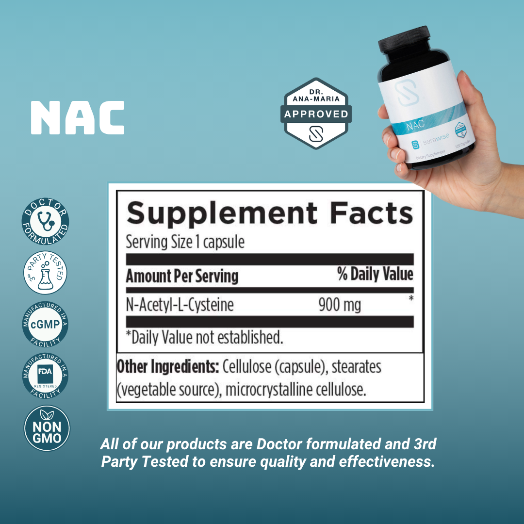 NAC (N-Acetylcysteine) | Antioxidant & Detox Support | Serawise NAC (N-Acetylcysteine) | Antioxidant & Detox Support | Serawise