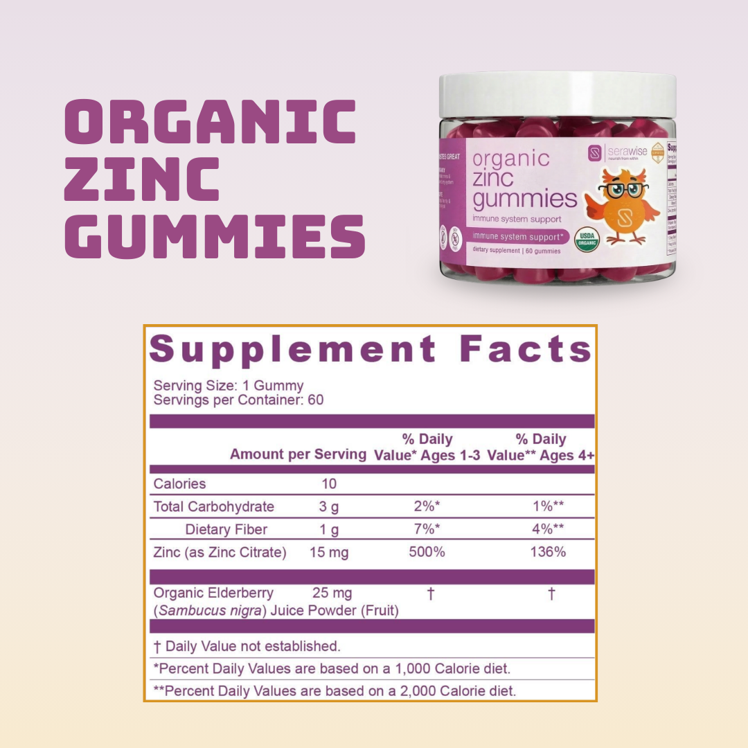PREORDER: Organic Zinc Gummy
