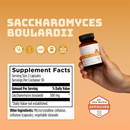 Saccharomyces Boulardii | 3 Billion CFU