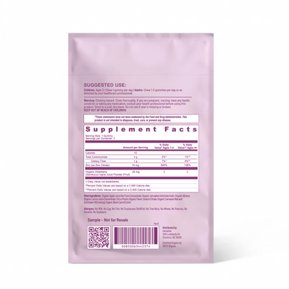 FREE SAMPLE: Organic Zinc Gummy
