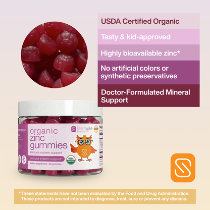 PREORDER: Organic Zinc Gummy
