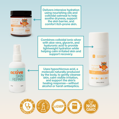 Skin Bundle for Toddlers, Kids, Teens, and Adults
